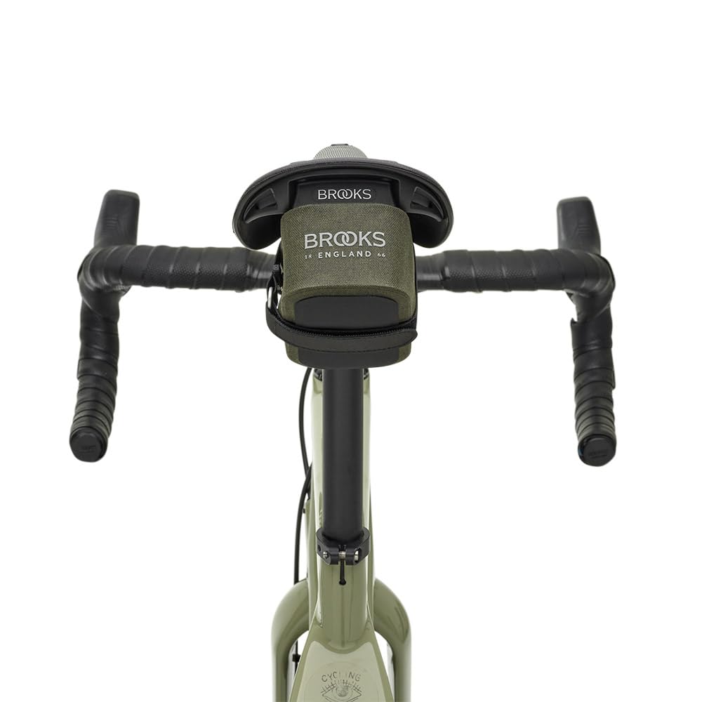 Brooks England Scape - Bolsa de Bolsillo para sillín de Ciclismo y Grava, Color Verde Barro, Talla única