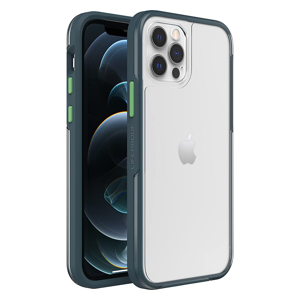 LifeProof Funda See Series con MagSafe para iPhone 12 y 12 Pro - Ver - Azul - Patchwork