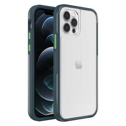 LifeProof Funda See Series con MagSafe para iPhone 12 y 12 Pro - Ver - Azul - Patchwork