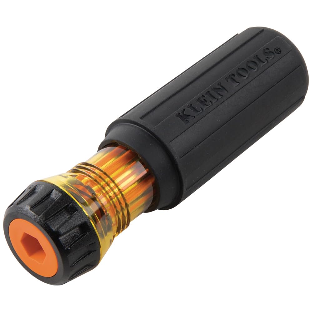 Klein Tools 32293 Desarmador con aislamiento y barra de dos puntas, 2 en 1, con punta Phillips n.º 2 y ranurada de 0,6 cm