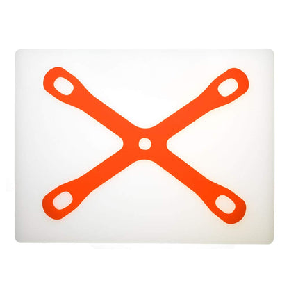 Mercer Culinary M18930 Board Buddyz, 15 pulgadas x 20 pulgadas a 18 pulgadas x 30 pulgadas, naranja