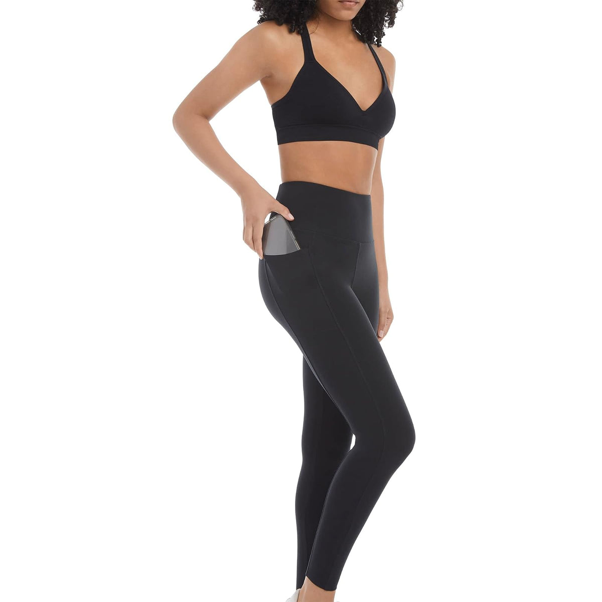 Danskin High Rise Contour Bonded Ankle Leggings Leggings Mujer