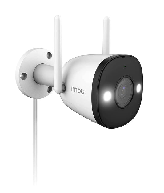 imou IPC-F22FEN-D-0280B Bullet2-D2MP|Gran Apertura F1.2|Detección de Humanos|Full-Color visión Nocturna|Altavoz bi-direccional|IP67 |Almacenamiento de Nube.