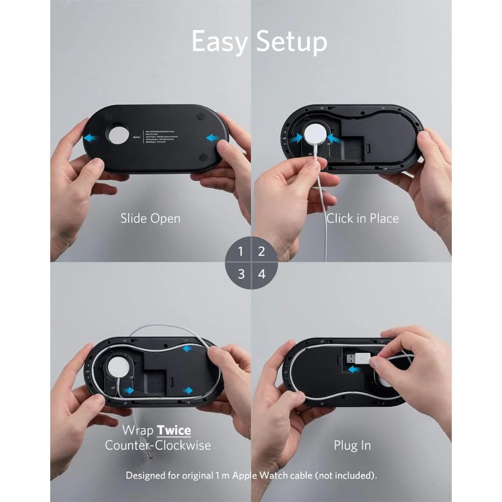 Anker POWERWAVE Wireless Charging Station with QC Charger and 2-IN-1 Stand