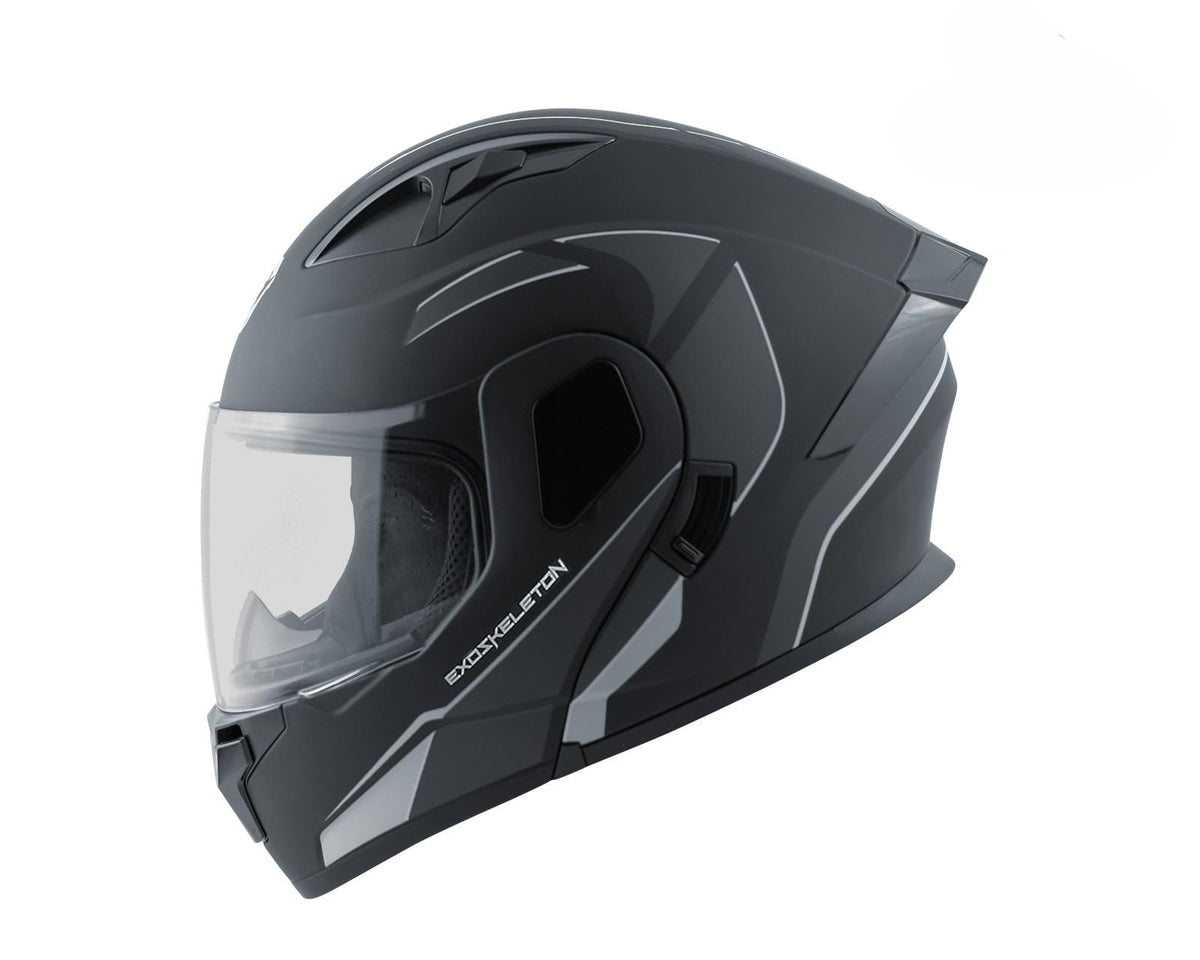 Exoskeleton Casco para Motocicleta GCT 180 Abatible XL