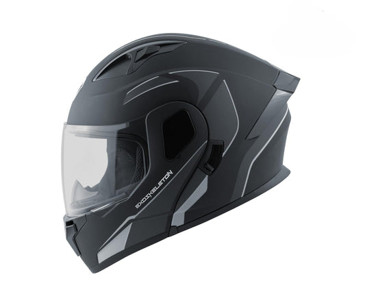 Exoskeleton Casco para Motocicleta GCT 180 Abatible XL