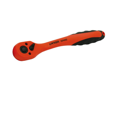 Urrea 5249G Matraca reversible acodada para dado cuadro de 3/8", Quick Release