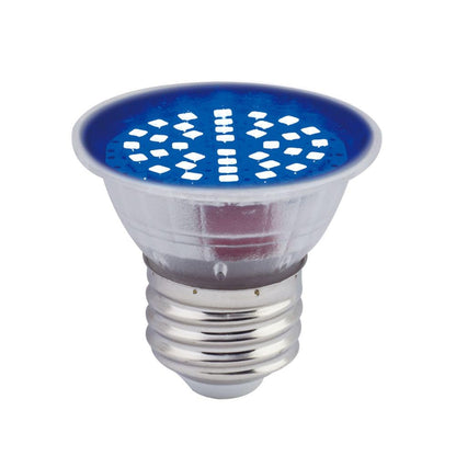 Tecnolite - Foco LED JDR 3 W, Luz Azul, Base E27, No atenuable