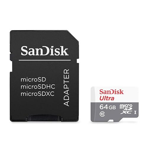 SanDisk SDSQUNR-064G-GN3MA Microsdxc Uhs-I Card with Adapter