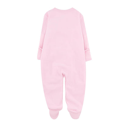 Baby Creysi Cobija Manga Larga Mameluco para Bebé Niña Pack de 3 Algodón Hipoalergénico, Rosado, 9 Meses
