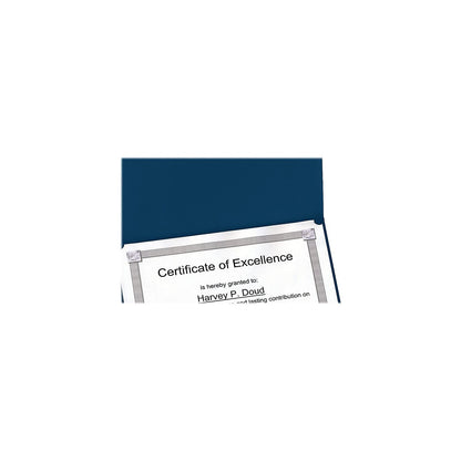 Oxford Certificate Holders, Letter Size, Dark Blue, 5 per Pack (29900235BGD)
