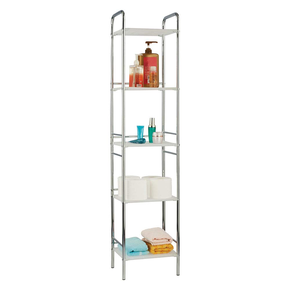 Art & Home Estante Cromado de Cinco Niveles para baño HB-5551
