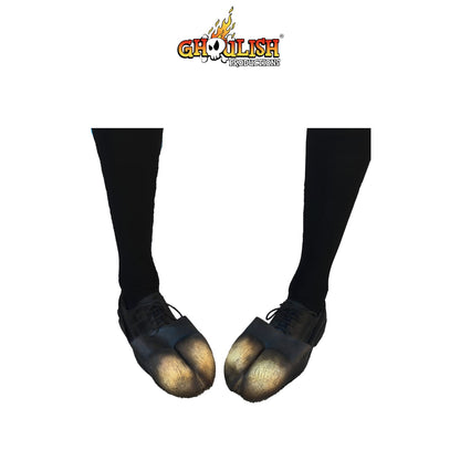 Hooves Cover Feet, Accesorio de Pies de Caballo, Complemento para Zapatos de Pezuñas Ideal para Halloween y Fiestas de Disfraces