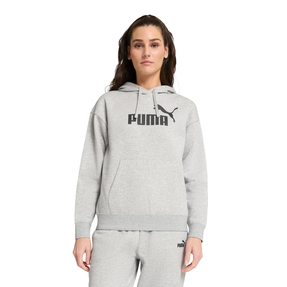 Puma Essentials Logo Fleece Hoodie (Available in Plus Sizes) Sudadera con Capucha Mujer