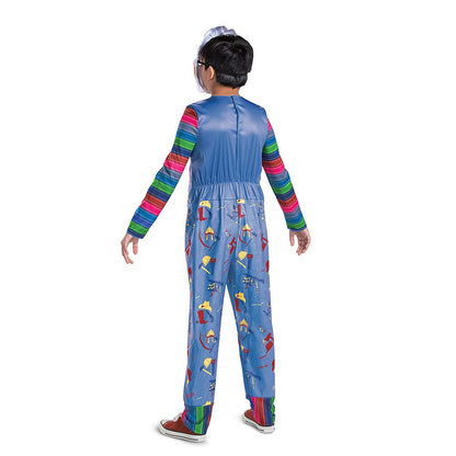 Disfraz de Chucky para niños, Disfraz Oficial de Chucky, Disfraz de Chucky, Disfraz clásico de niño, Talla M (7-8)