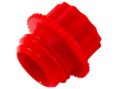 Caplugs 99390176 Plastic Threaded Plug for Pipe Fittings. P-48, PE-HD, To plug thread size 1/2 NPT", Red (Pack of 50)