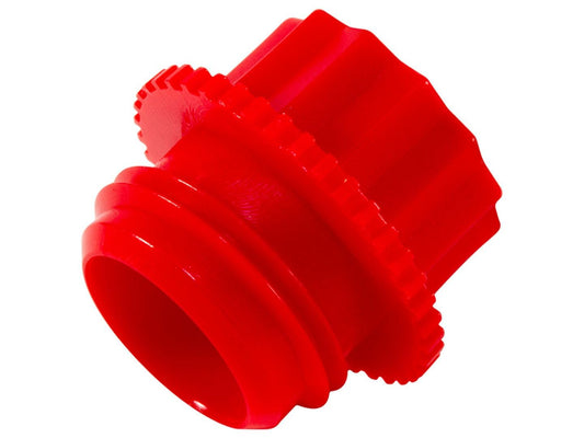 Caplugs 99390176 Plastic Threaded Plug for Pipe Fittings. P-48, PE-HD, To plug thread size 1/2 NPT", Red (Pack of 50)