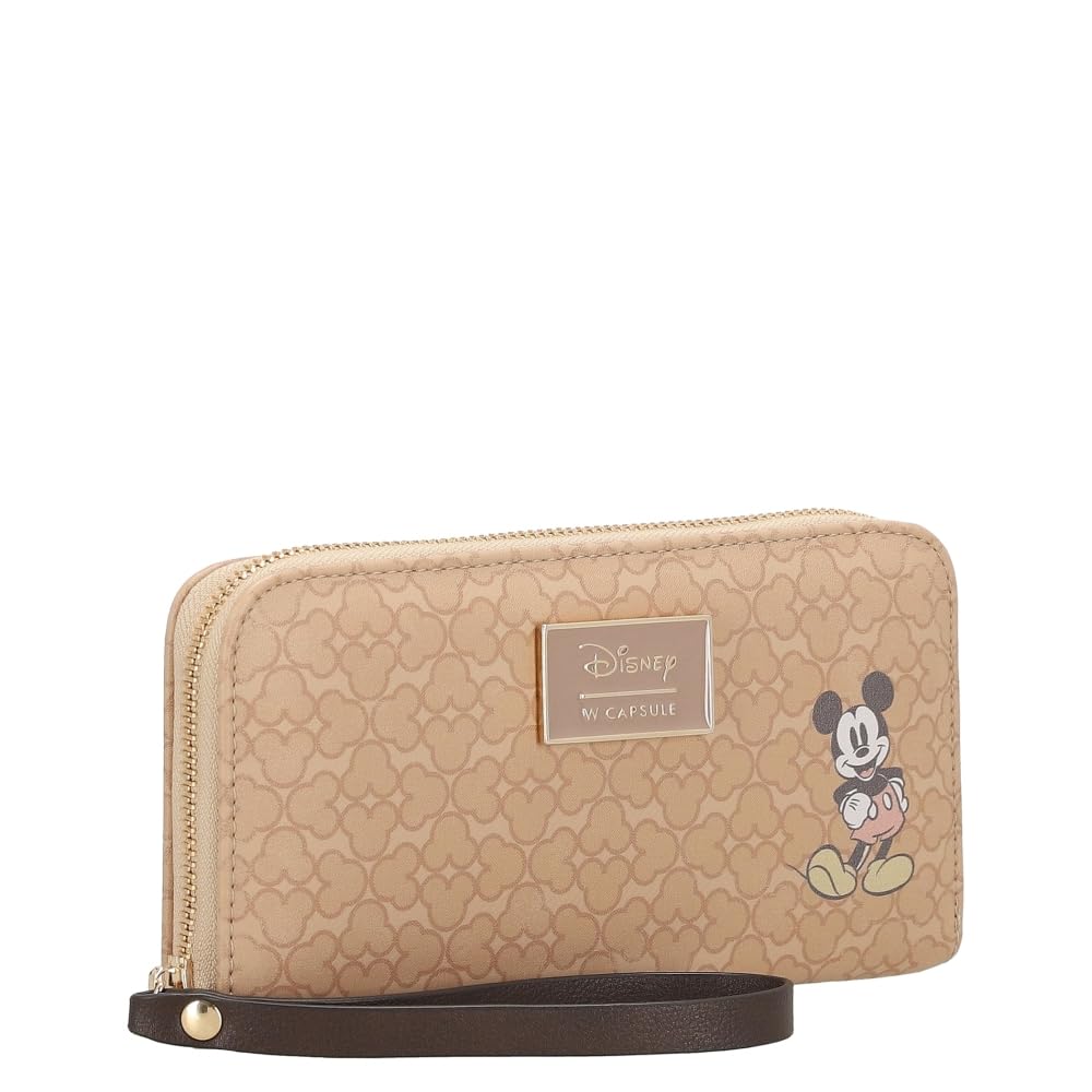 W Capsule Mickey Cartera para Mujer Café HBDONNER38CW