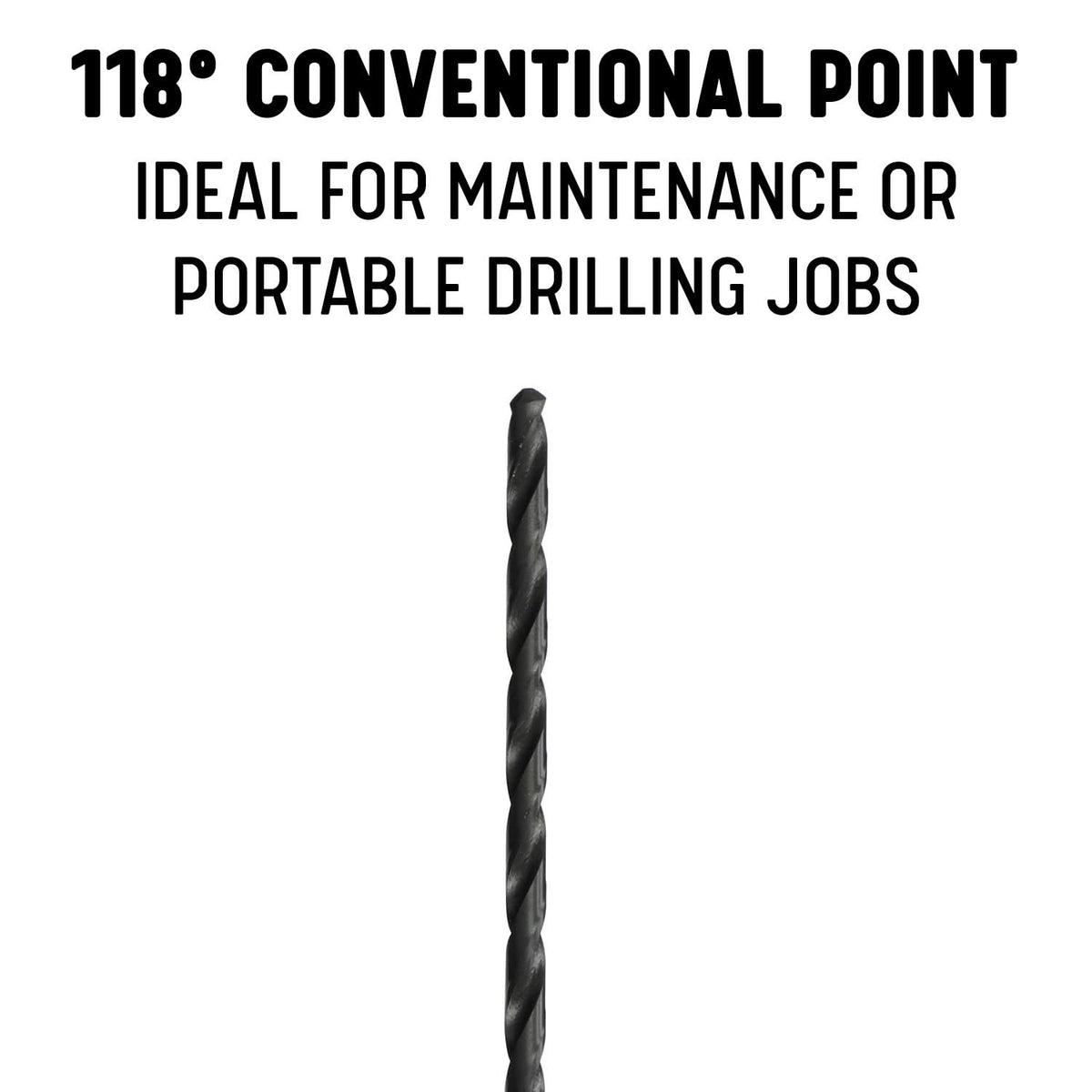 Drill America - DWDDL18X3/8 3/8" x 18" broca extra larga de acero de alta velocidad, serie DWDDL