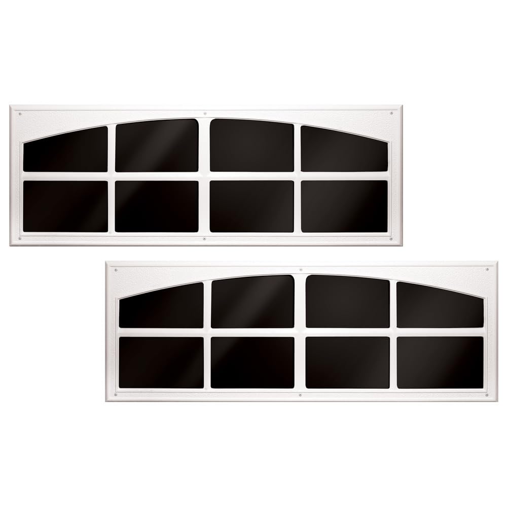 Coach House Acentos 45.75-inch pulg. por 16.75-inch pulg. Firma Windows Decoración para puertas de cochera, 45.75-Inch by 16.75-Inch, Blanco