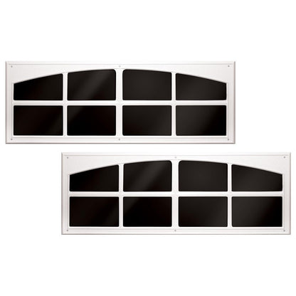 Coach House Acentos 45.75-inch pulg. por 16.75-inch pulg. Firma Windows Decoración para puertas de cochera, 45.75-Inch by 16.75-Inch, Blanco
