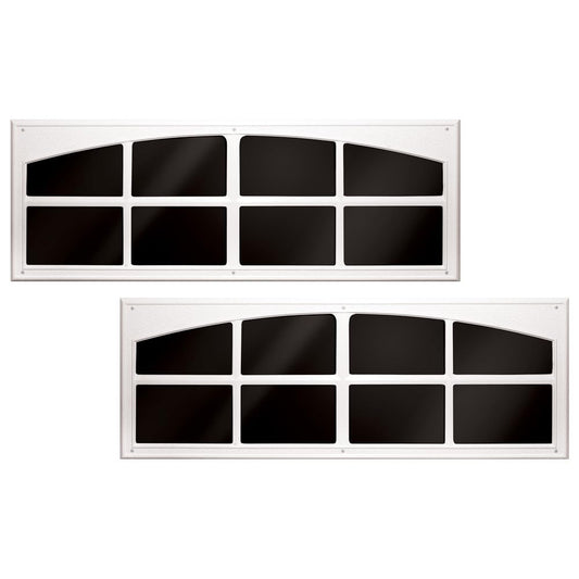 Coach House Acentos 45.75-inch pulg. por 16.75-inch pulg. Firma Windows Decoración para puertas de cochera, 45.75-Inch by 16.75-Inch, Blanco