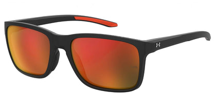 Under Armour Ua 0005/S Gafas Hombre - 58mm, 19mm - Negro - Rojo Multi