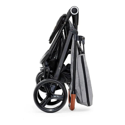Kinderkraft GRANDE PLUS Carriola, ligera desde Nacimiento hasta 22 kg, Silla de Paseo, Plegado con una sola mano, Posición tumbada, Suspensión de todas ruedas, Capota grande XL, Grigio