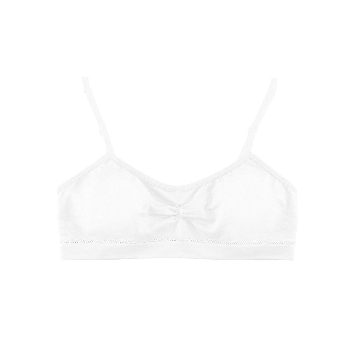 Hanes - Brasier de Espuma sin Costuras para niña, Paquete de 2