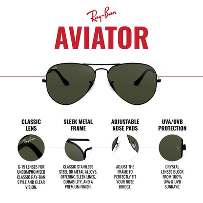 Gafas de sol 0RB3025, Ray-Ban, Mujer, Dorado, 54.5 mm