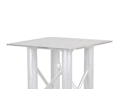 Monoprice 12in x 12in Top Base Plate for 8in Truss, Aluminum Alloy Construction- Stage Right Series