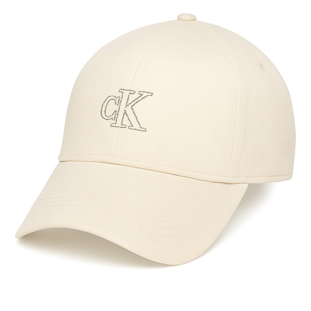 Calvin Klein Canvas W/Embossed Monogram Stitch Cap Gorra de béisbol Mujer