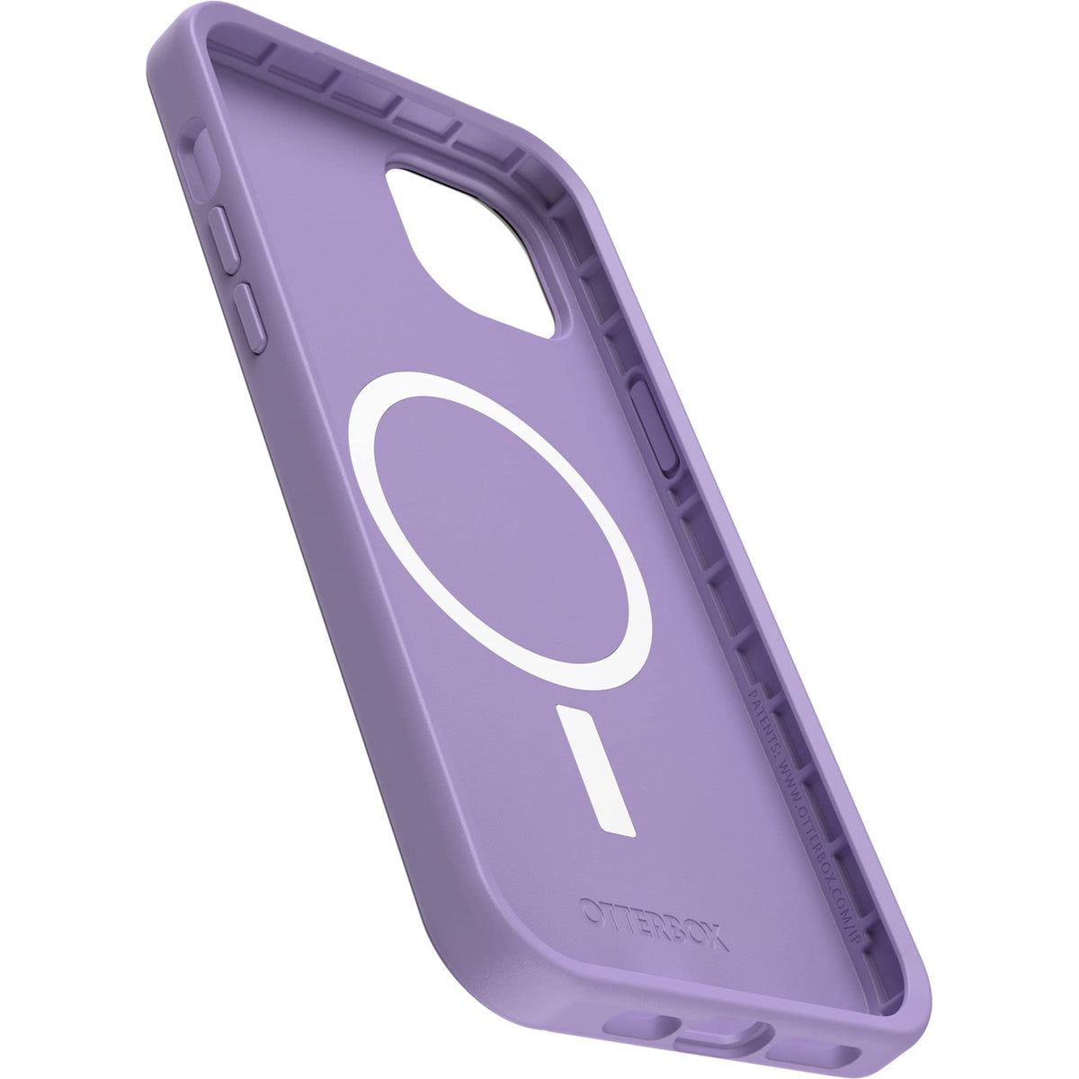 OtterBox SYMMETRY SERIES+ Antimicrobial Funda con MagSafe para iPhone 14 Plus - YOU LILAC IT (Morado)