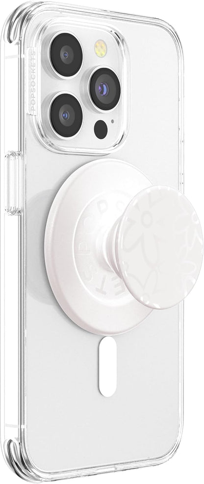 PopSockets Empuñadura para Teléfono con Soporte MagSafe - MagSafe - Horchata