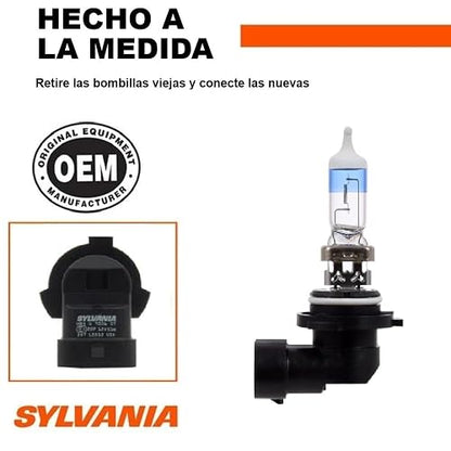 Foco Sylvania 9006 XtraVision White Luz Baja Delantera Duo-Pack