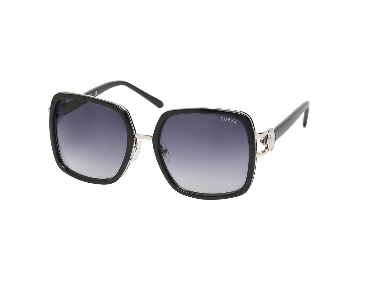 Guess Gu00180 - anteojos de sol para mujer - Negro brillante - 56 Milímetros