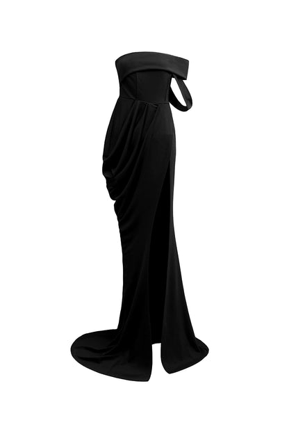 Pantora Long Draped Dress Vestido Mujer
