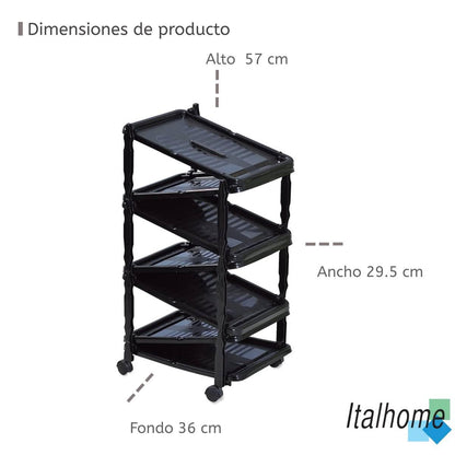 Italhome Organizador De Zapatos, Zapatero Plegable Para Almacenamiento De 6 Pares De Zapatos Zip