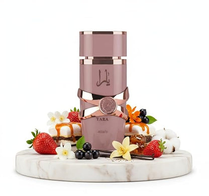 Lattafa Yara Elixir – Fruity, Sweet, Gourmand, Amber – Eau de Parfum Spray Long-Lasting Fragrance for Women, 3.4 Ounce / 100 ml