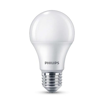 Philips LED EcoHome Paquete de 8 Focos 10W Luz Fría, Ahorro de Energía, Iluminación Potente para el Hogar, Encendido Instantáneo, Larga Duración, Uso Diario en Diferentes Espacios