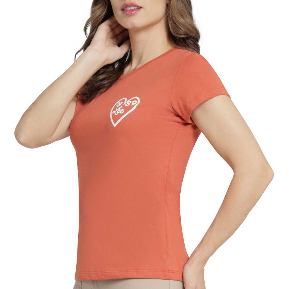 Lee Camisa Playera Mujer Regular Fit de Algodón para Mujer