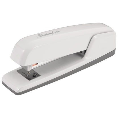 Swingline Grapadora, capacidad de 30 hojas, grapadora empresarial 747, sin atascos, metal, blanco ártico (S7074738) - Blanco ártico