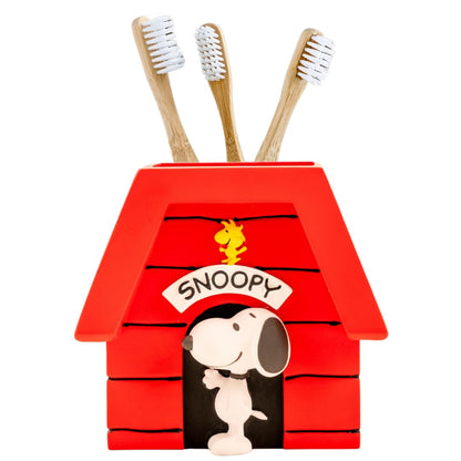 Collectibles Peanuts Snoopy - Soporte para cepillos de Dientes - Vaso para brochas de Maquillaje (Producto Oficial) de Franco