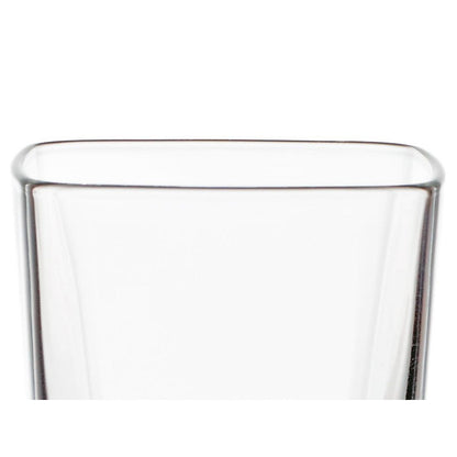 Borgonovo Palladio - Juego De 6 Vasos De Vidrio De 320 Ml. Vaso Transparente Cristal Elegantes para Restaurantes, Fiestas, Té, Helado, Cerveza, Jugo, Cóctel, Limonada Set 6 piezas