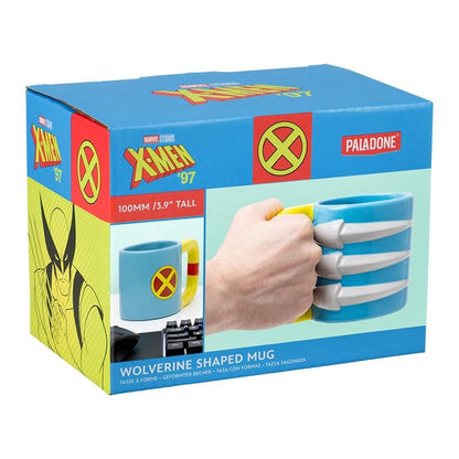 Taza grande Wolverine - Producto oficial X-Men, taza cerámica coleccionable, regalo para fans de Marvel y Deadpool, 550ml