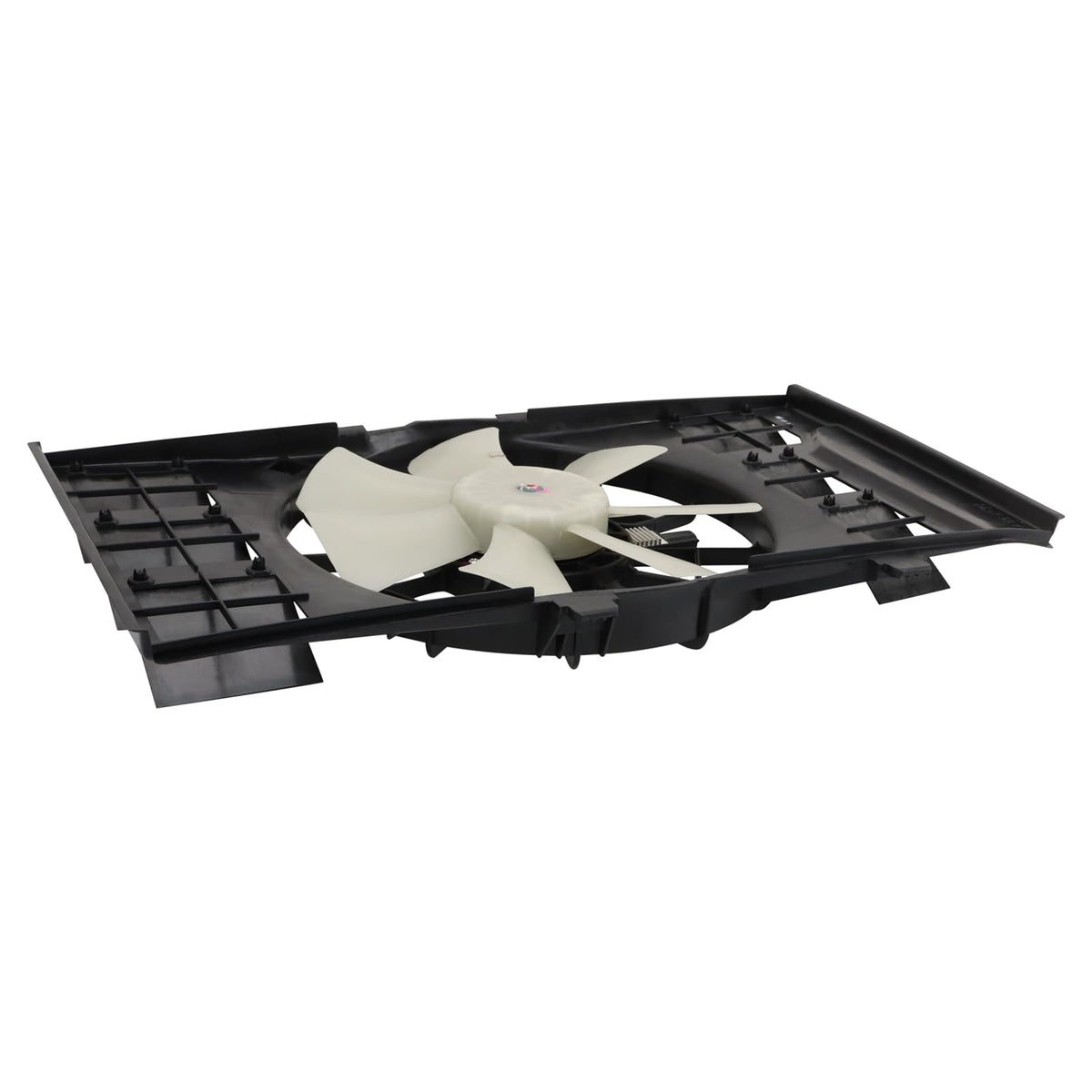 TRQ - Conjunto de ventilador de refrigeración de radiador compatible con Dodge Neon Plymouth CH3115107 2000-2001