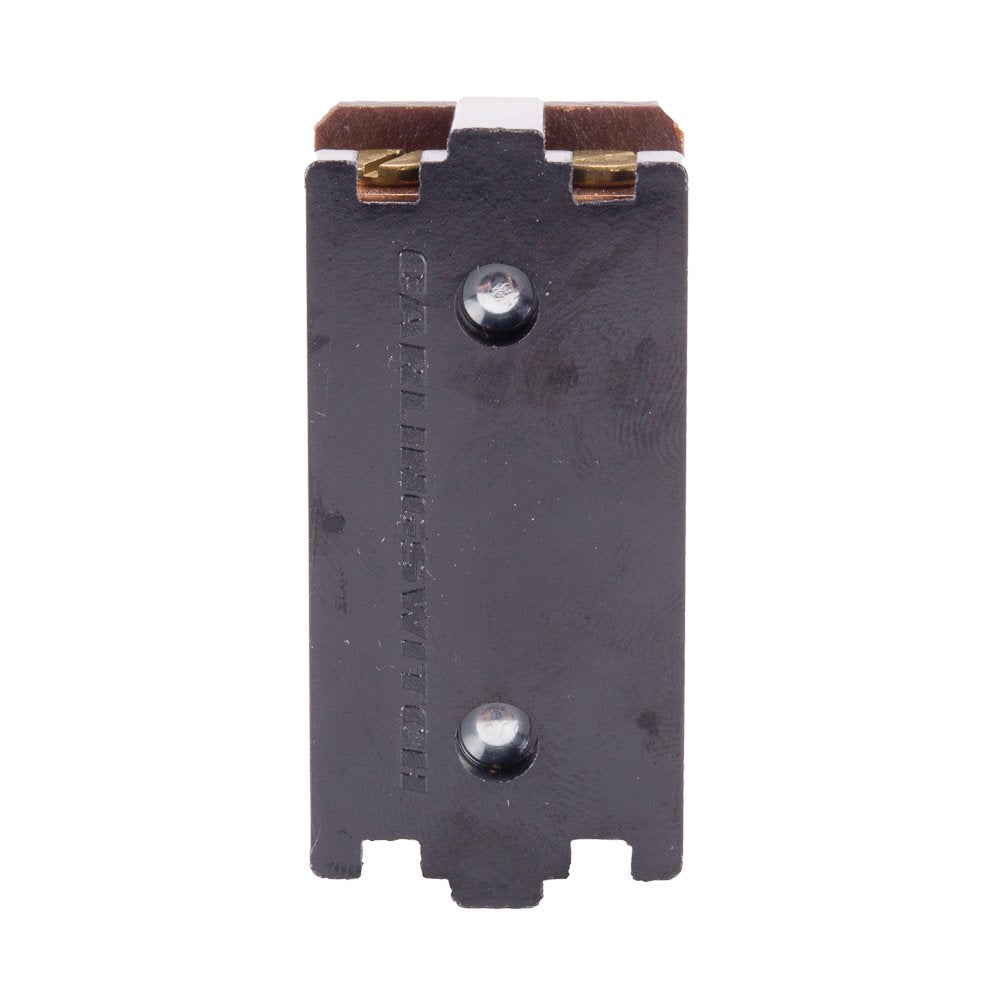 Interruptor de palanca, contacto mantenido y múltiples polos, función de corte de encendido y apagado, DPST, actuador de latón/níquel, 20/10 amperios a 125/250 VAC/DC, conexión de tornillos