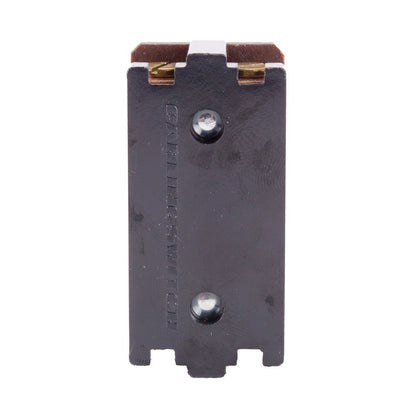 Interruptor de palanca, contacto mantenido y múltiples polos, función de corte de encendido y apagado, DPST, actuador de latón/níquel, 20/10 amperios a 125/250 VAC/DC, conexión de tornillos