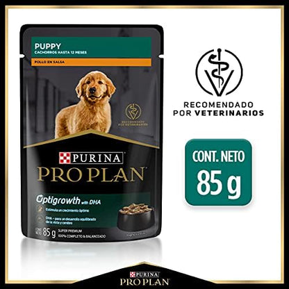 Purina Pro Plan Cachorro Todos los Tamaños Sabor Pollo 24pack de 85g