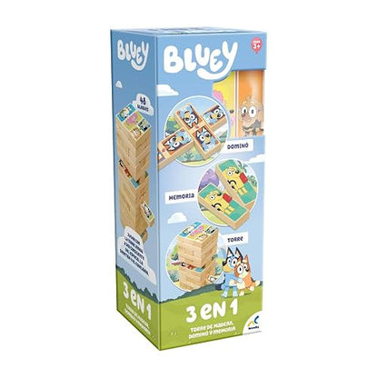 Torre De Madera 3 En 1 Bluey